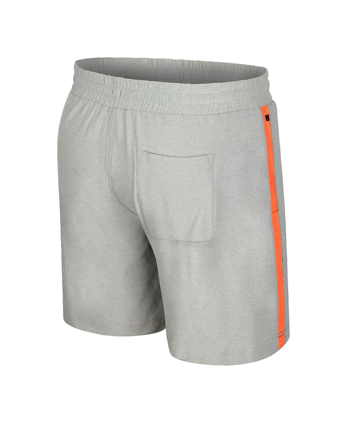 Colosseum Men's Gray Miami Hurricanes Mac Shorts In Gray