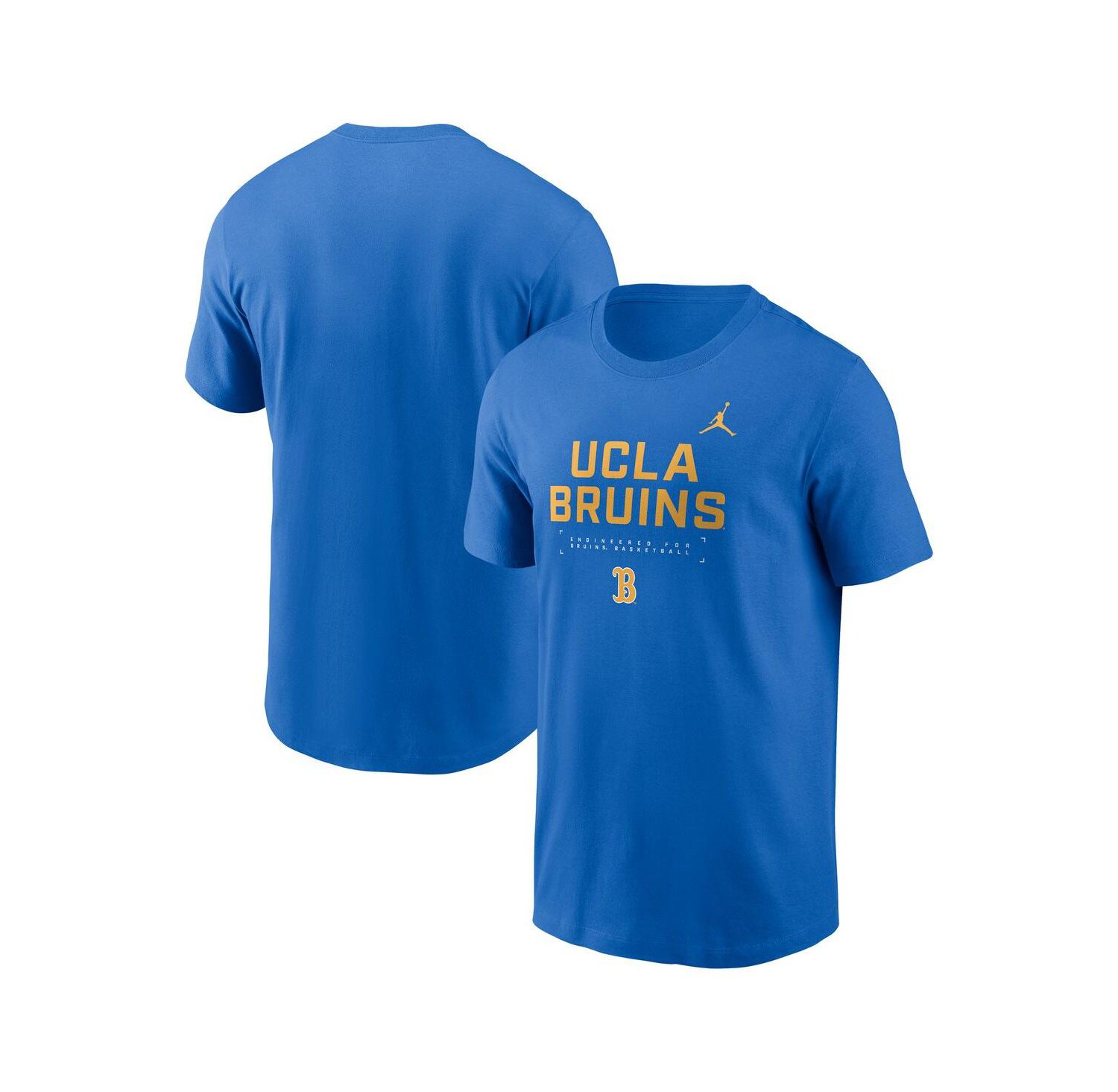 Men's Blue UCLA Bruins 2025 Courtside Basketball Performance T-Shirt