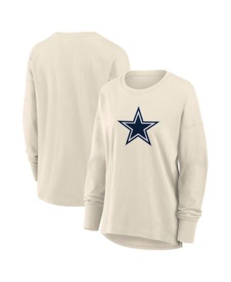 Fanatics - Women's Cream Dallas Cowboys Dove Legacy Long Sleeve T-shirt