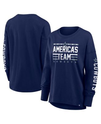 Fanatics - Women's Navy Dallas Cowboys Hometown Legacy Long Sleeve T-Shirt