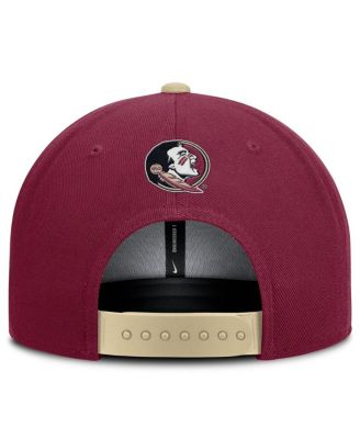 Men's Garnet/Gold Florida State Seminoles 2025 On-Field Patch Pro Dri-FIT Snapback Hat