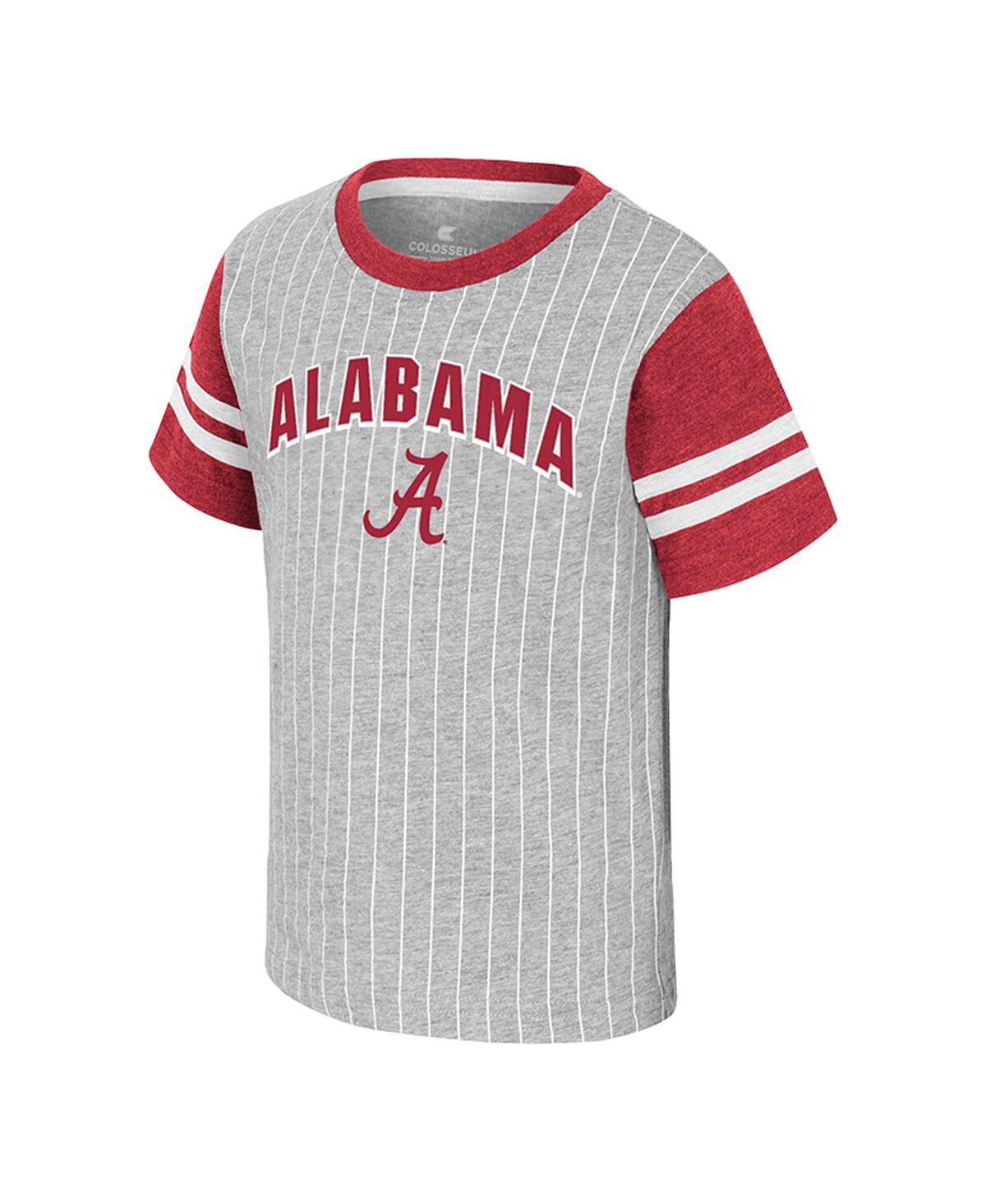 Colosseum Toddler Heather Gray Alabama Crimson Tide Airball T-shirt In Gray