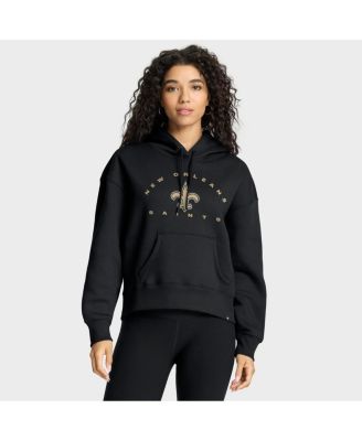 Fanatics - Women's Black New Orleans Saints Eligible Receiver Legacy Pullover Hoodie