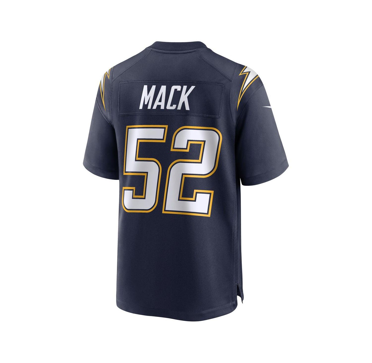Men's Khalil Mack Navy Los Angeles Chargers Alternate Super Chargers Game Player Jersey