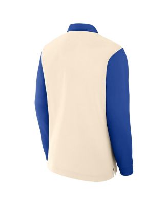 Men's Cream/Royal Florida Gators Rugby Long Sleeve Shirt