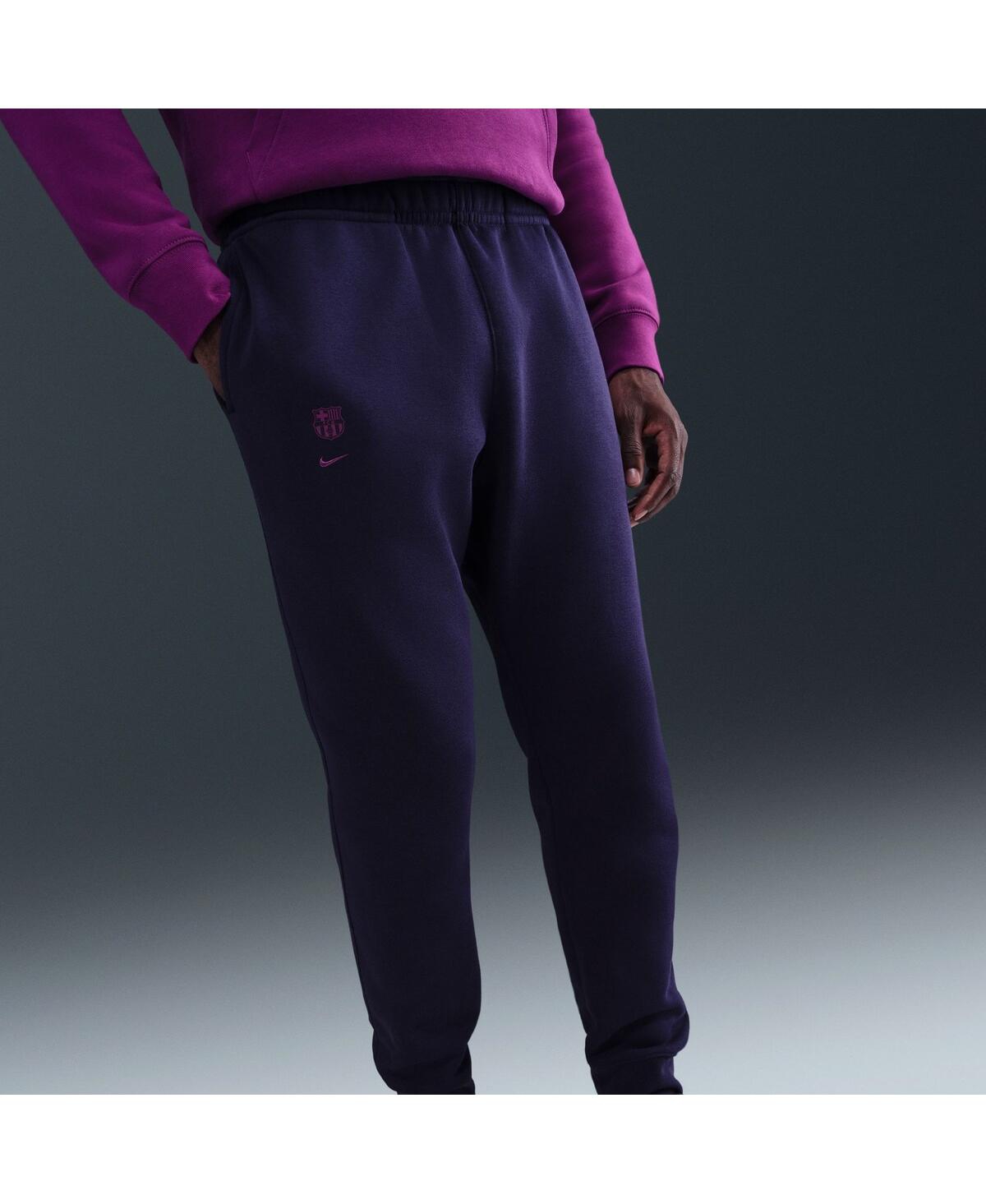 Nike Fc Barcelona Club  Men's Soccer Jogger Pants In Purple