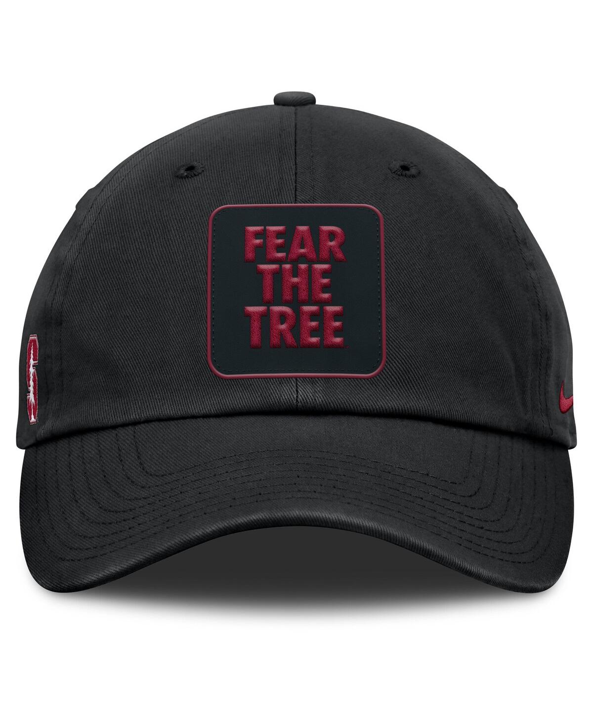 Nike Men's Black Stanford Cardinal Local Club Adjustable Hat In Black