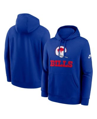 Nike - Men's Royal Buffalo Bills Best Season Rewind Club Pullover Hoodie