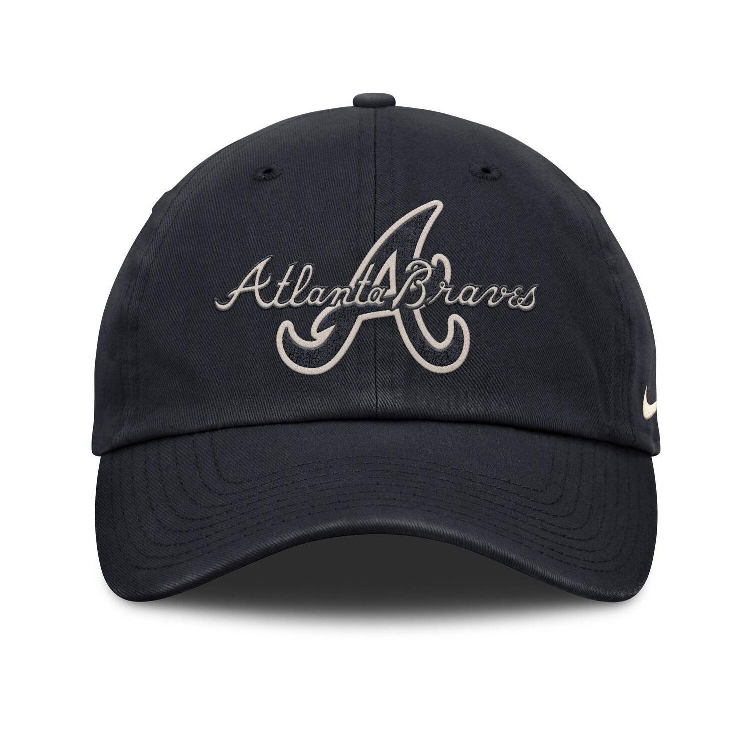 Men's Navy Atlanta Braves Statement Club Adjustable Hat