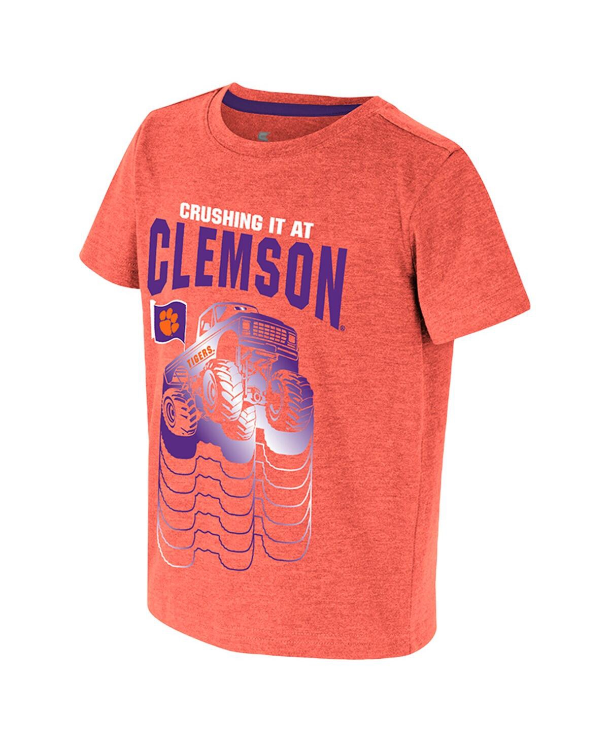 Colosseum Toddler Orange Clemson Tigers Crushing It T-Shirt