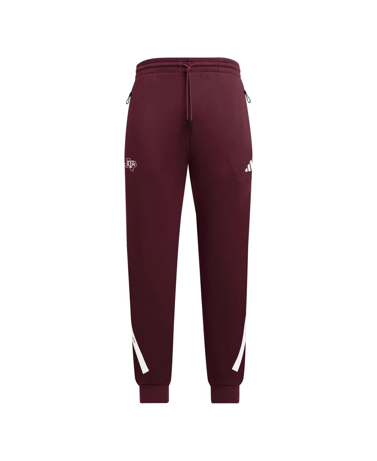 Adidas Originals Maroon Texas A M Aggies Z.n.e. Pants In Burgundy
