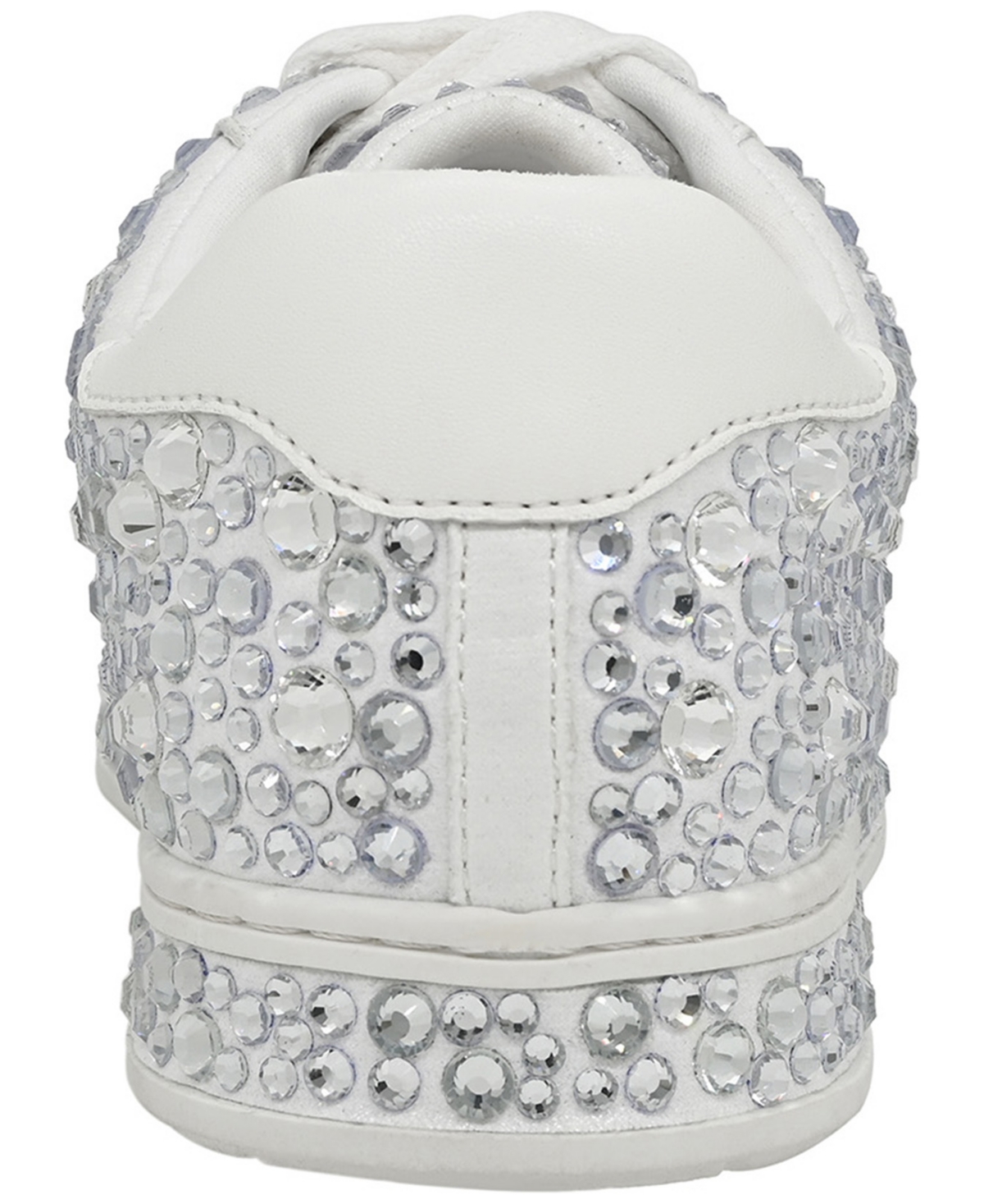 Inc International Concepts Women's Dazzlee Round Toe Sneakers, Macy's Exclusive In Silver