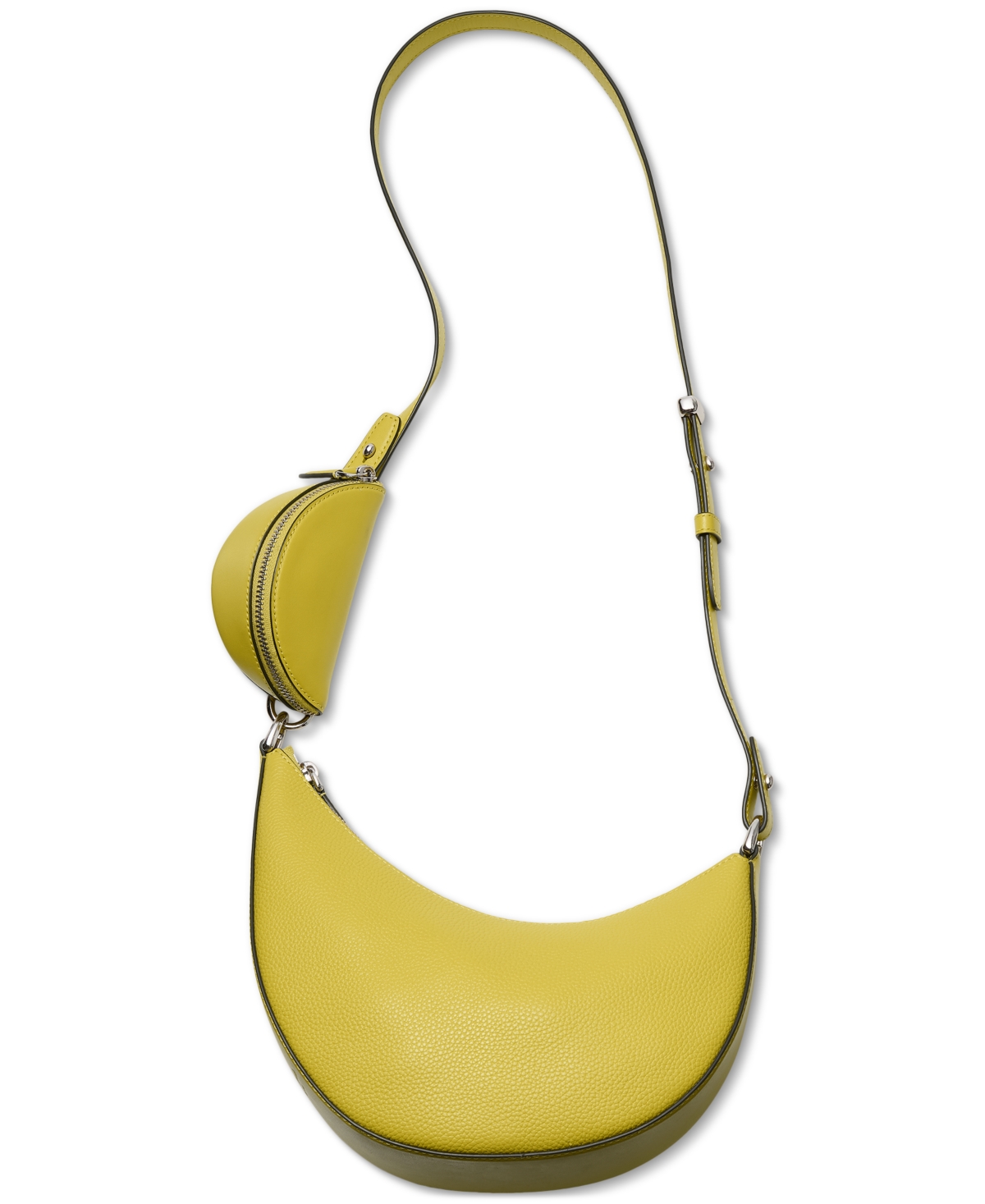 Kate Spade Duo Pebbled Small Crossbody Bag In Green