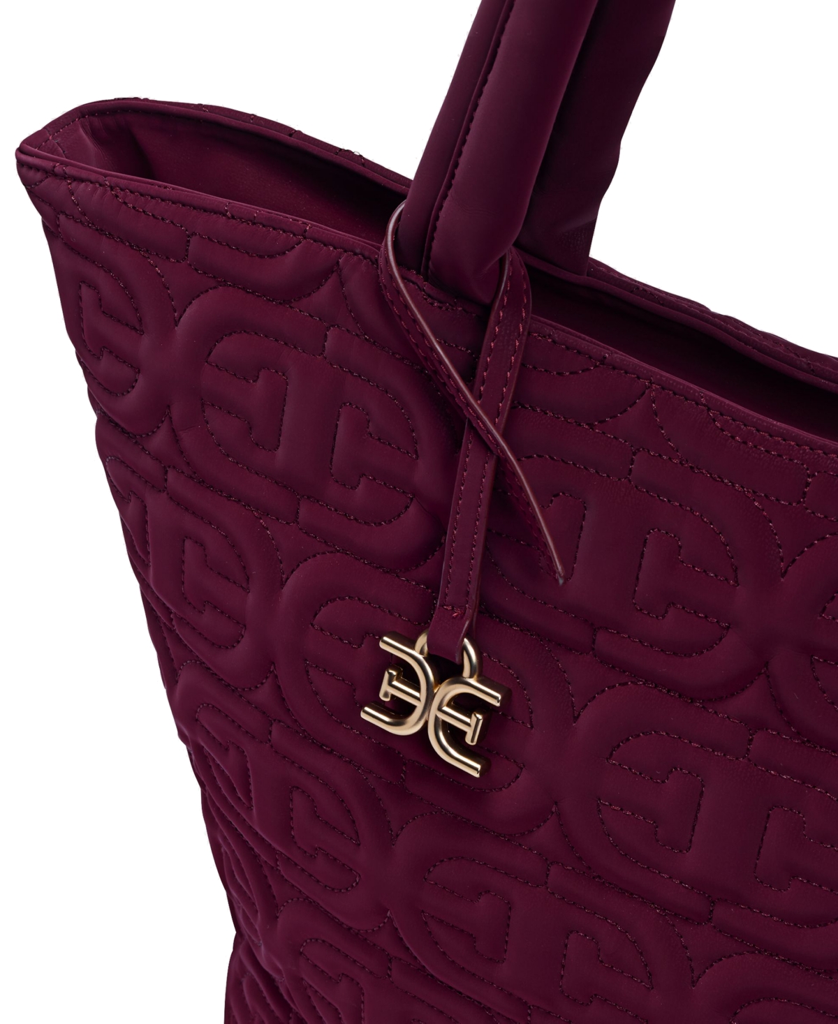 Sam Edelman Ethyl Top Zip Medium East West Tote In Purple