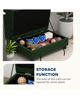 Luxury Small Dog Bed Couch W/ Storage, Little Dog Sofa