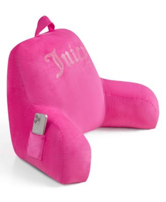 Rhinestone Logo Pocketed Backrest, 30" x 17"