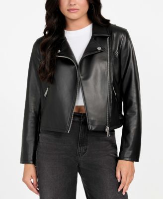 Women's Long Sleeves Moto Jacket