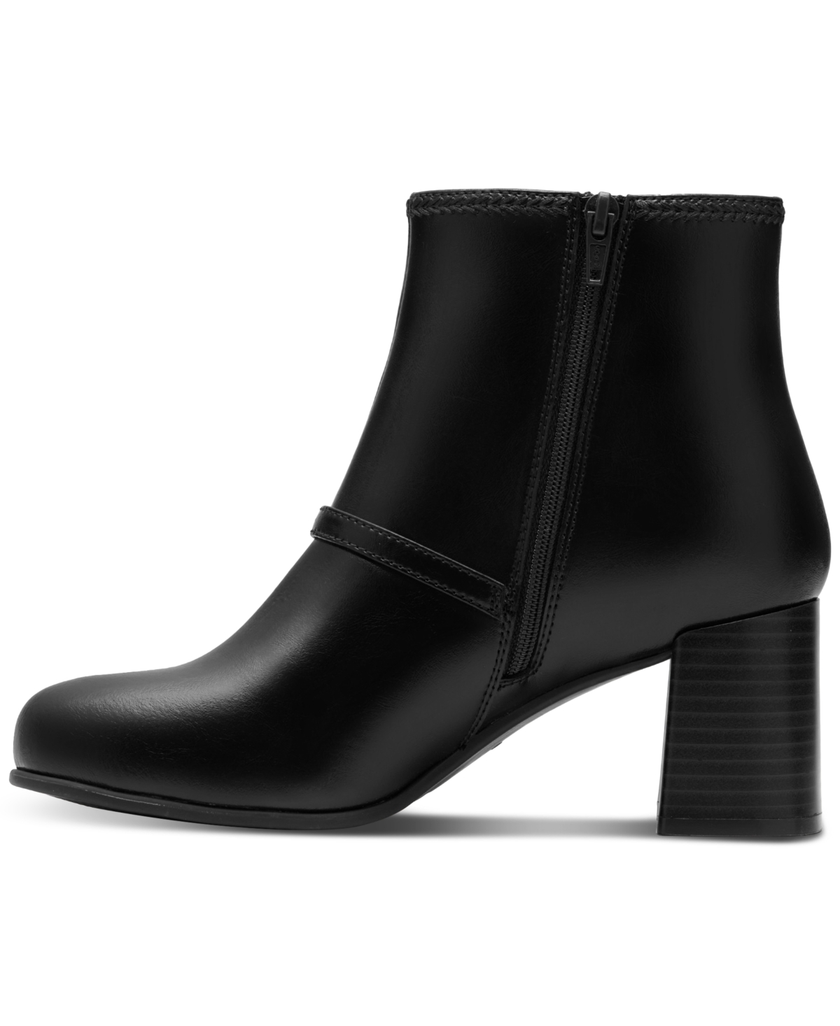 Clarks Collection Women's Keirsta Day Block Heel Booties In Black