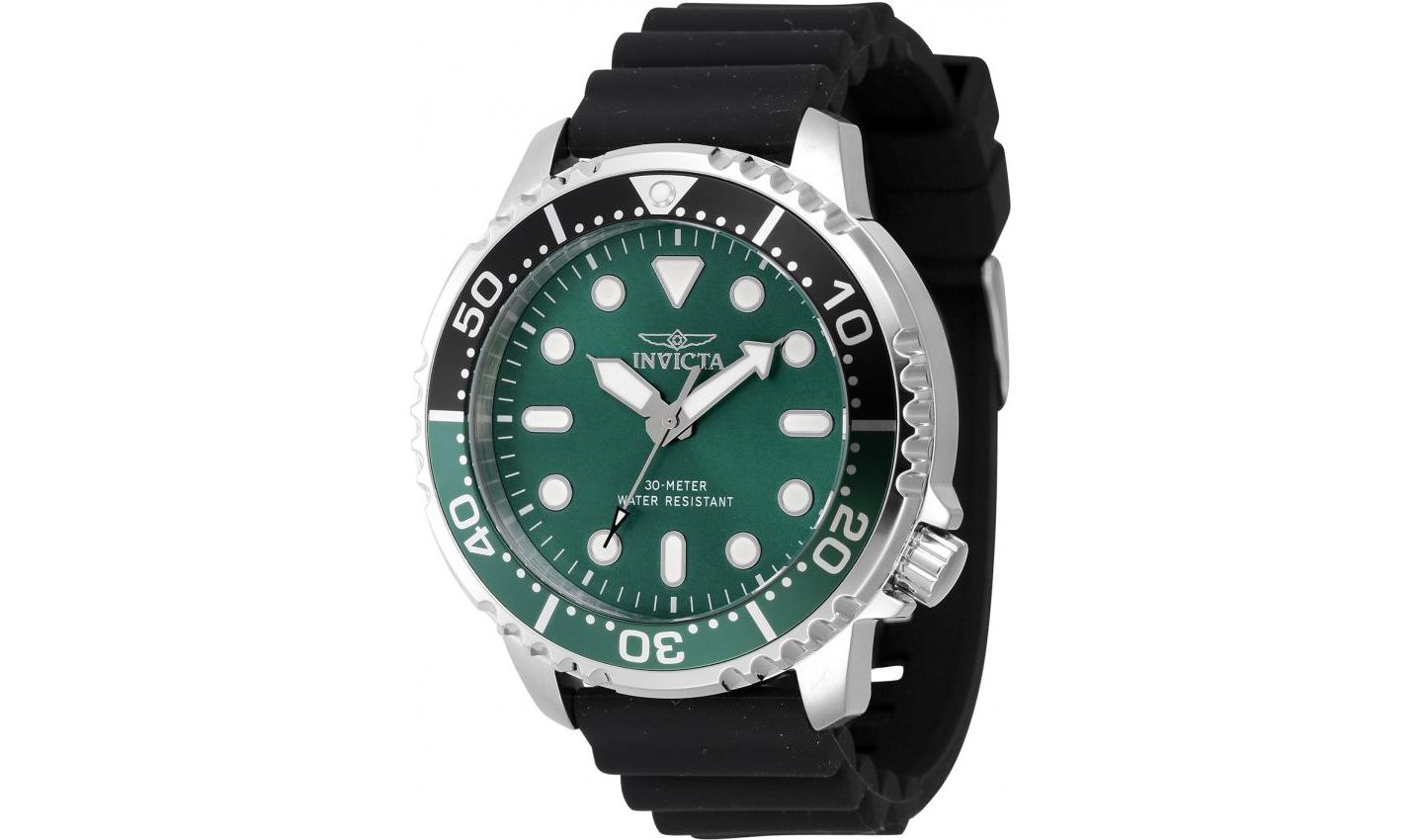 Мужские часы Invicta 47223 Pro Diver Quartz 3 Hand Green Dial — фото 3
