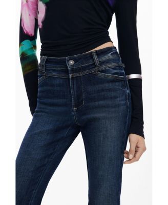 Women's Washed flared jeans