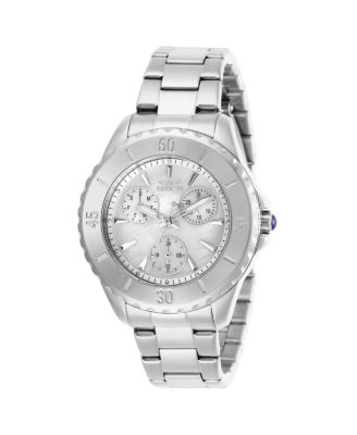 Women's 29106 Angel Quartz 3 Hand White Dial Watch