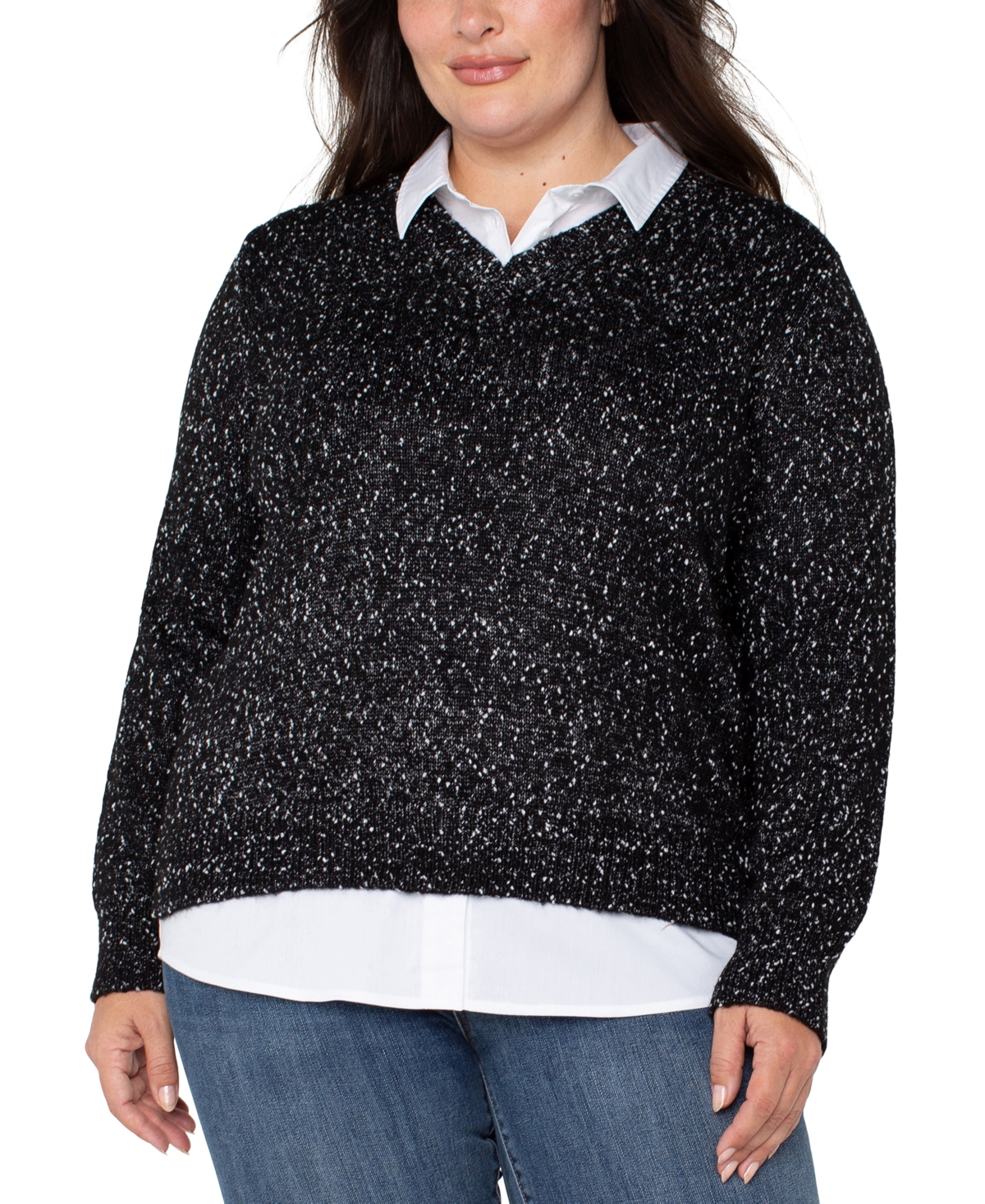 Liverpool Los Angeles Women's Textured Sweater
