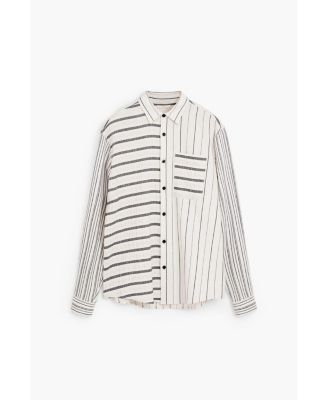 Men's Asymmetric striped shirt