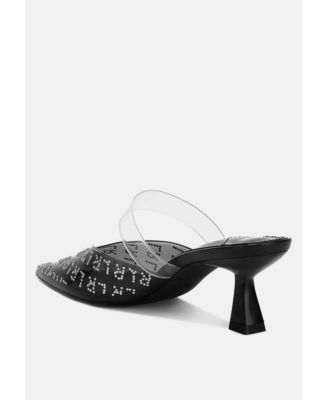 Womens Holin Pointed Toe Kitten Heels