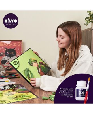 OKTO Air-Dry Clay 3D Painting Kit – MANGA Earth 29x29 (11.4 x 11.4 in)