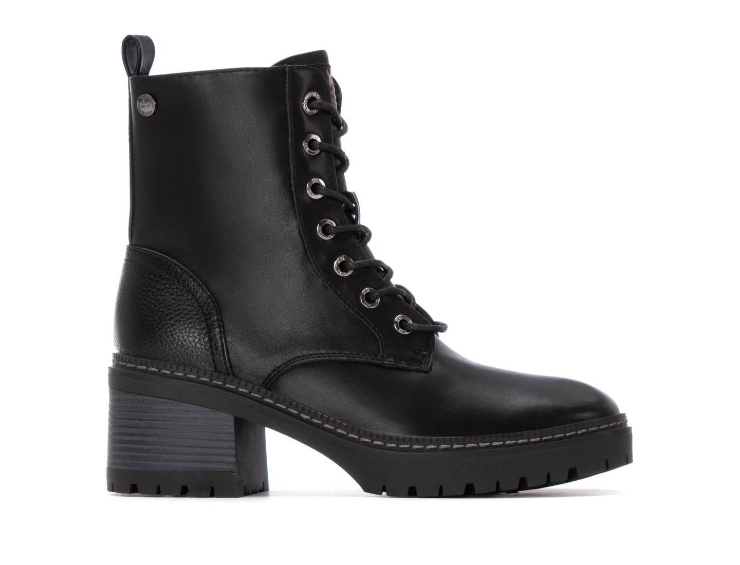 Женские ботинки XTI Combat Booties, цвет: Чёрный — фото 2