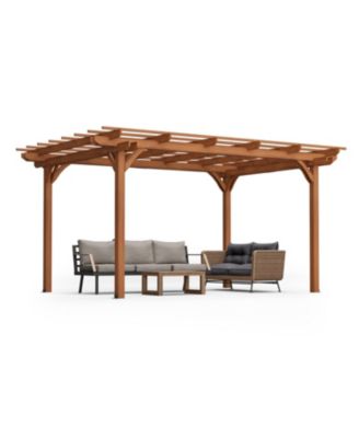 12x10 Wood Pergola - Garden Patio Deck