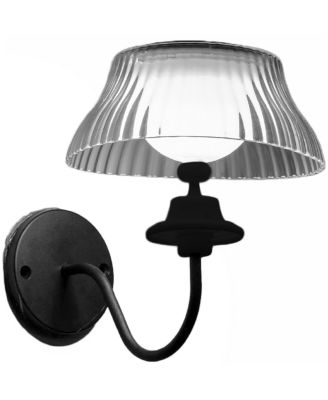 SOLAR-POWERED SCALLOP LED PATH or WALL  LAMP - Set of 2