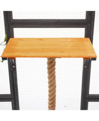 Outdoor Cat House Catio with Condos