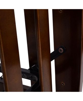 Toddler Coffee Pine Wood Bed Crib Nursery