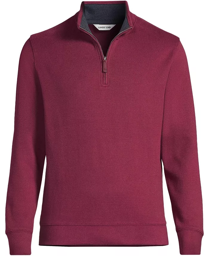 Men's Bedford Rib Quarter Zip Pullover Sweater - thumbnail 6