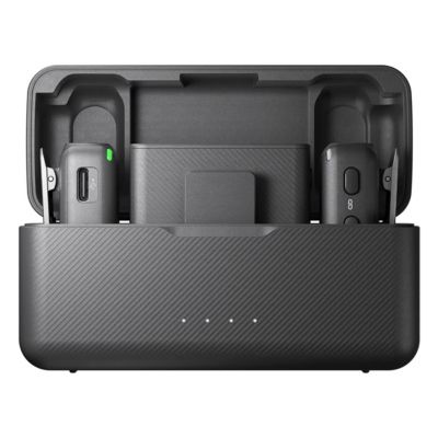DJI Mic Dual-Transmitter Compact Digital Wireless Microphone System/Recorder for Camera & Smartphone (2.4 GHz)