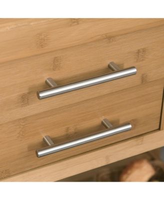 Heavy Duty Kitchen Storage Cabinet with Doors and Shelves for Pantry Organization