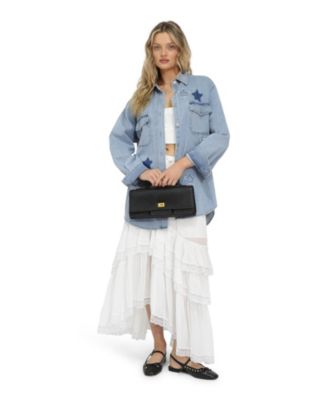 Love Boat Leather Clutch Bag