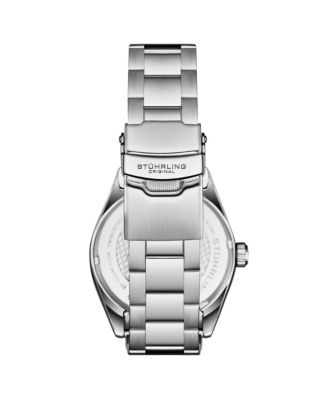 Vanguard 4069 Men s Quartz Watch – 42mm, Blue Dial, Stainless Steel Bracelet, Fluted Bezel, Date, 100M Water Resistant