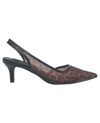 Ladies Quest Slingback Kitten Heel