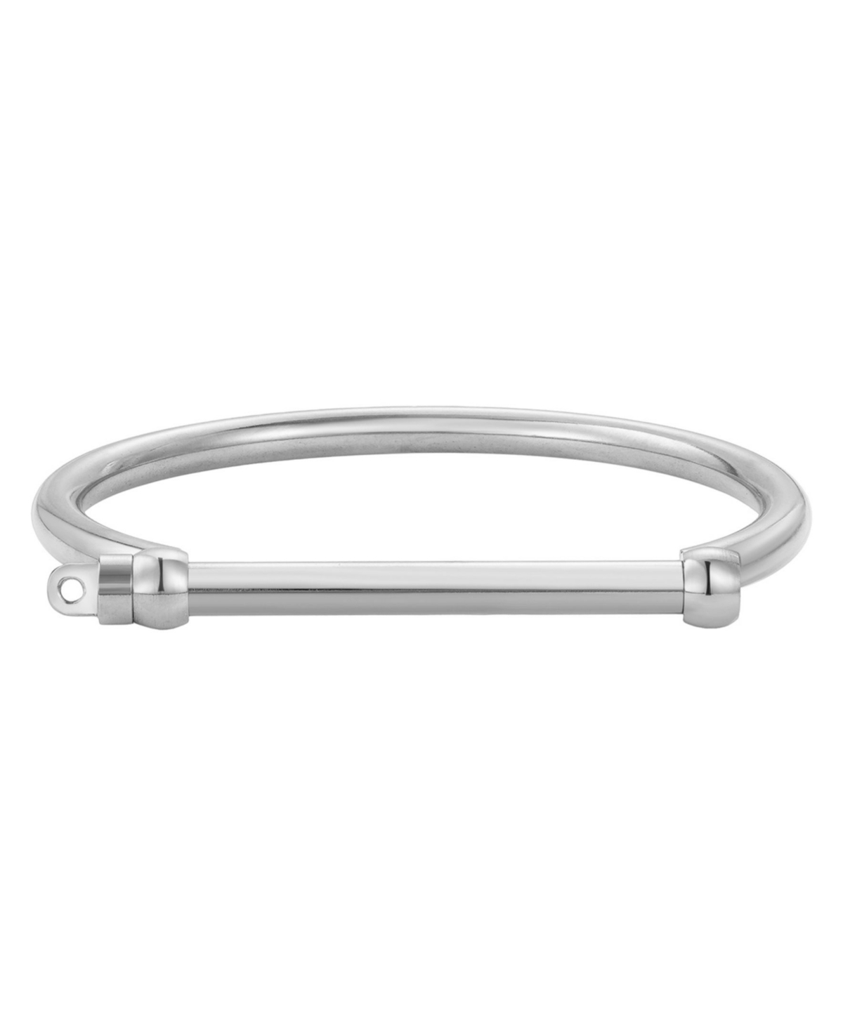 Adornia Tarnish Resistant Silver Screw Cuff Bracelet In Silver