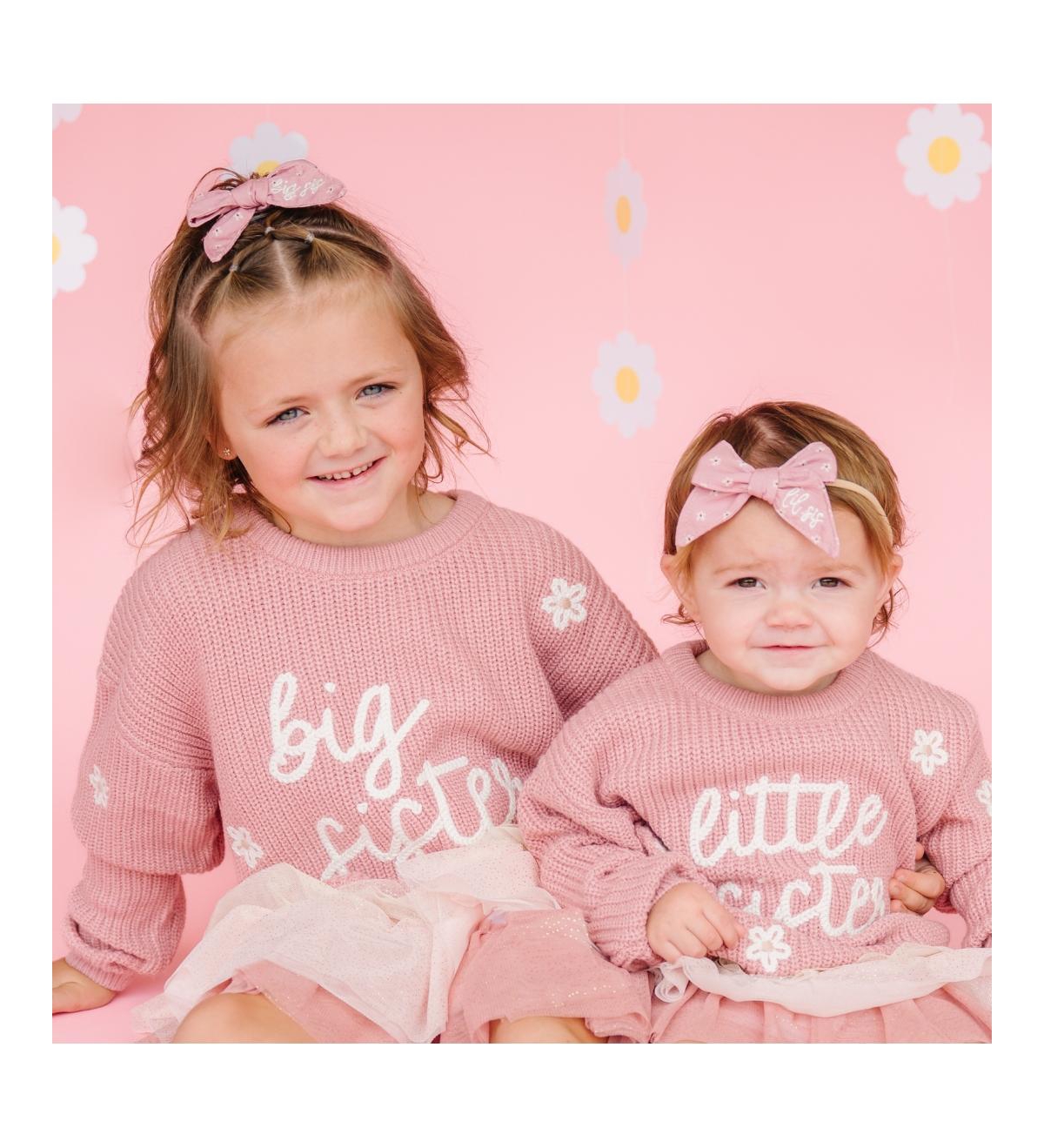 Sweet Wink Baby Girl's Lil Sis Bow Baby Headband