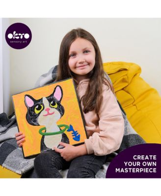 OKTO Air-Dry Clay by Numbers – 29x29 Cat (11.4 x 11.4 in)