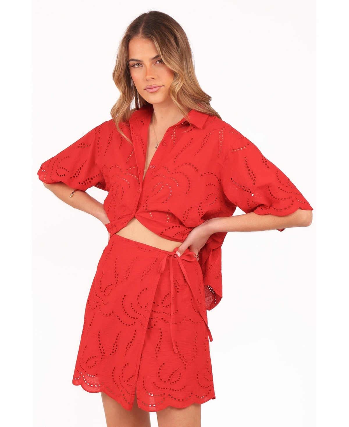 Petal and Pup Gallie Skirt Set - Red Xl