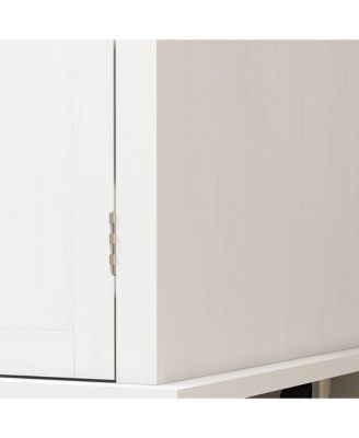 Spacious Kitchen Storage Cabinet with Doors and Shelves for Pantry and Dining Essentials