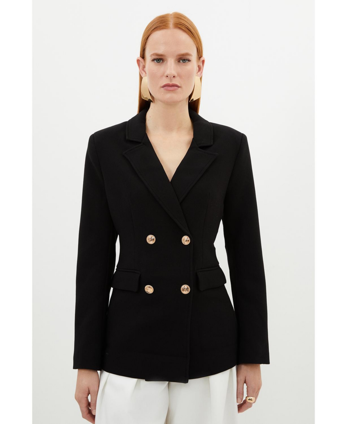 Karen Millen Women's Tailored Doubled Breasted Blazer