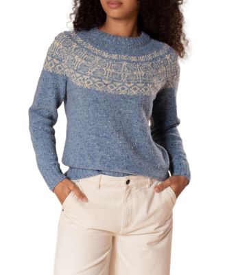 Women's Donegal Fair Isle Yoke Sweater