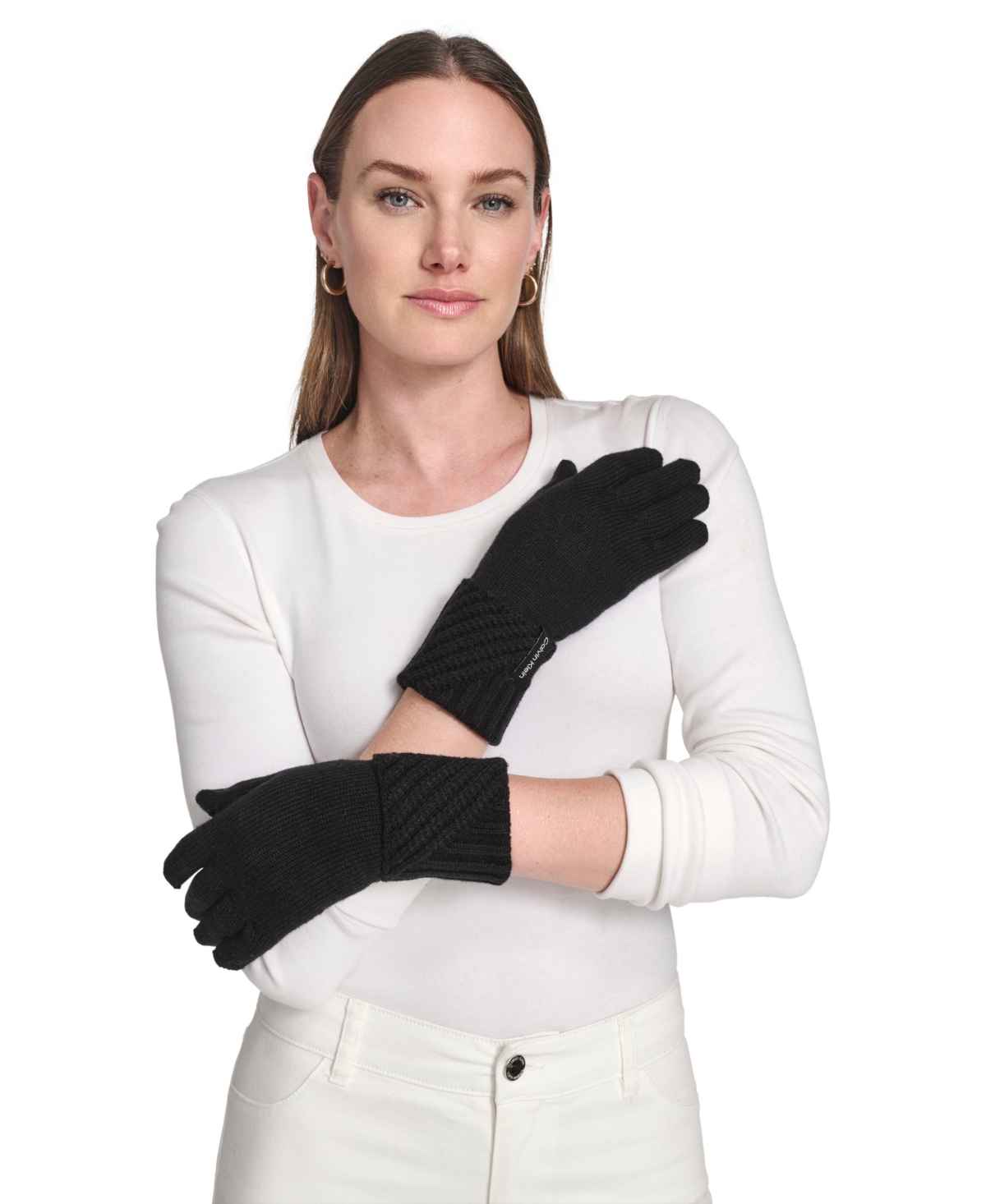 Calvin Klein Modern Rib Tech Gloves
