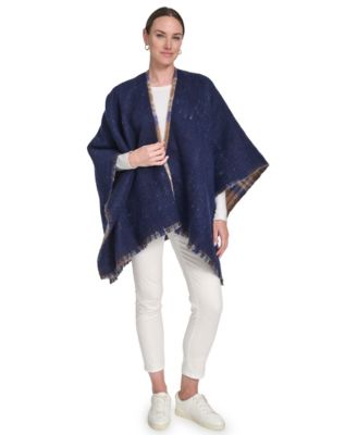 Double Face Plaid Shawl