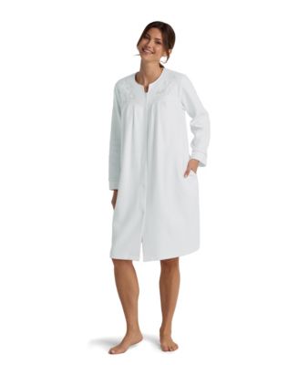 Miss Elaine - Women's Embroidered Long Sleeve Robe
